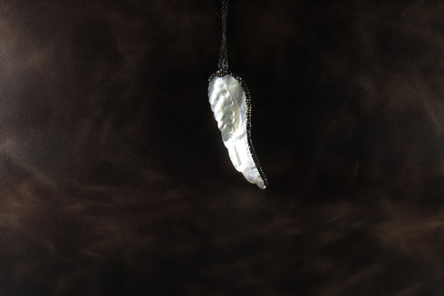 Melek Kanadı Kolye - Sedef