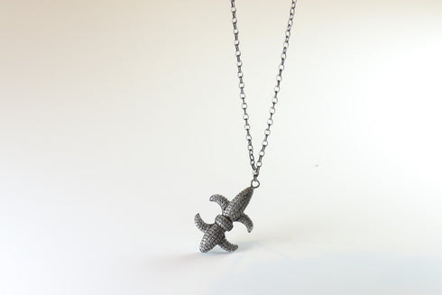 Gümüş Timsah Kolye