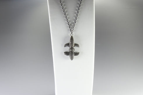 Gümüş Timsah Kolye