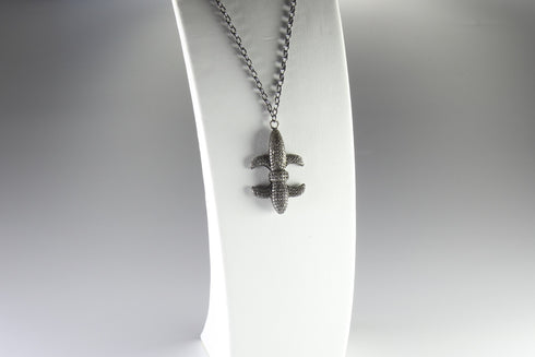 Gümüş Timsah Kolye