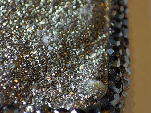 Işıltılı Kare Doğal Taş Kolye