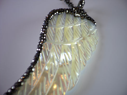 Melek Kanadı Kolye - Sedef