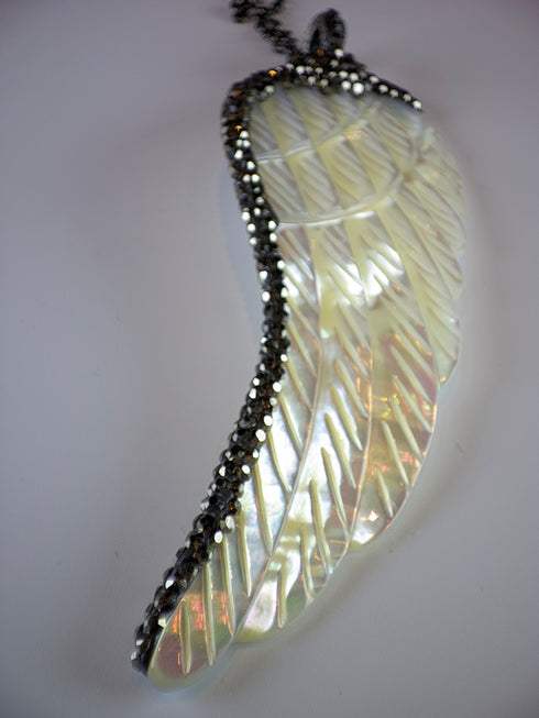 Melek Kanadı Kolye - Sedef